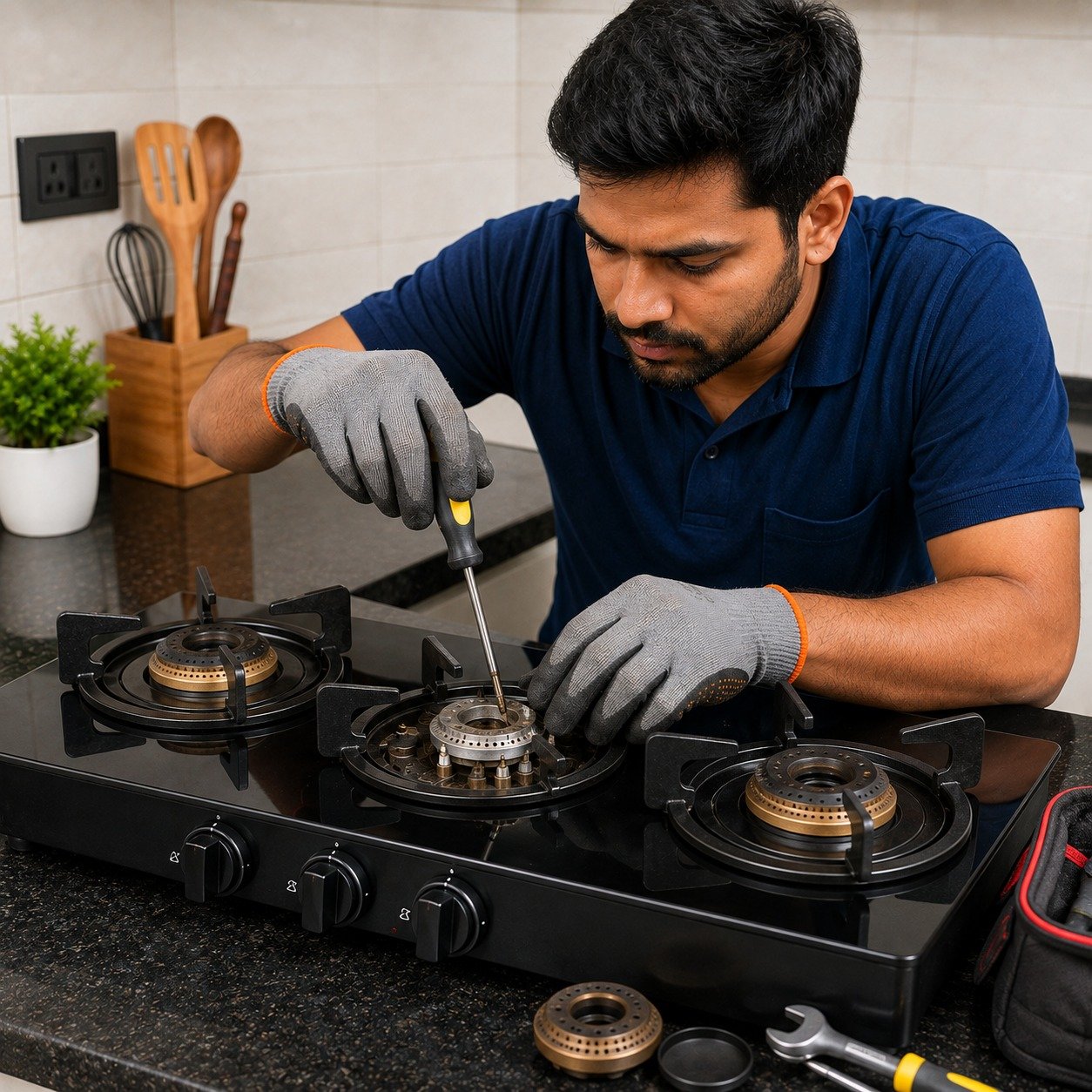 3-Burner Gas Stove Repair