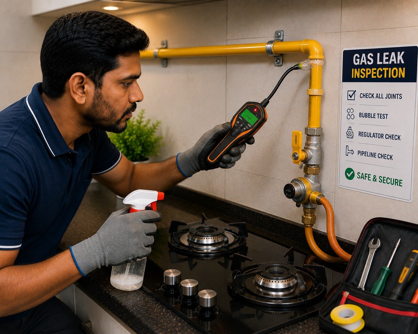 Gas Leak Inspection