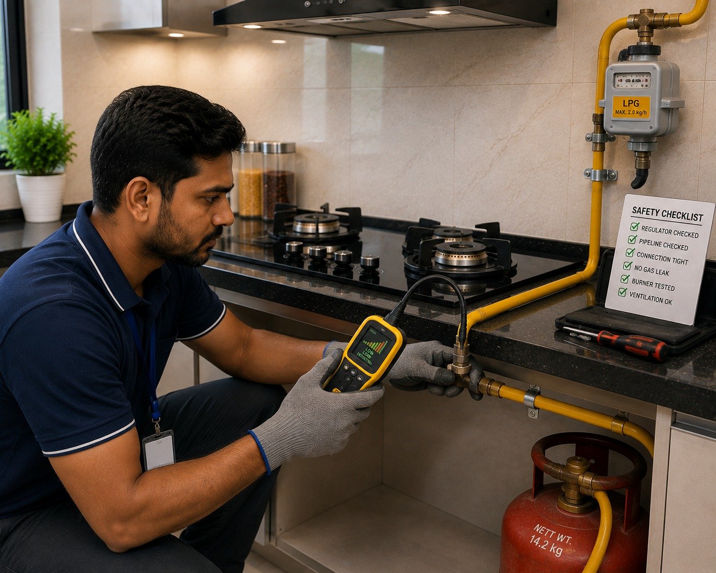 Gas Leak Safety Inspection
